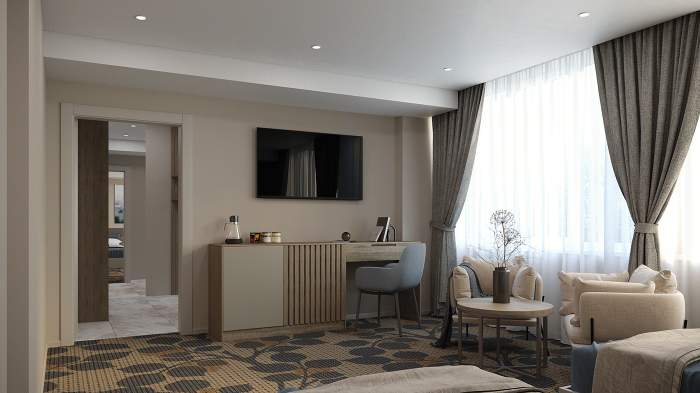 Anastasiya Gushchina丨酒店丨Standart rooms (hotel "Taezhnyi")-2