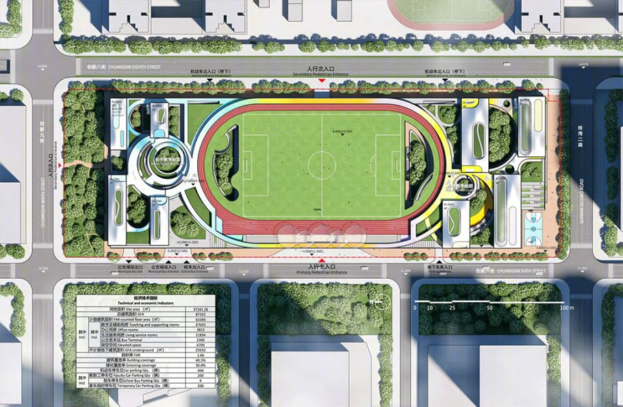 前海桂湾四单元九年一贯制学校丨中国深圳丨海茵建筑-11