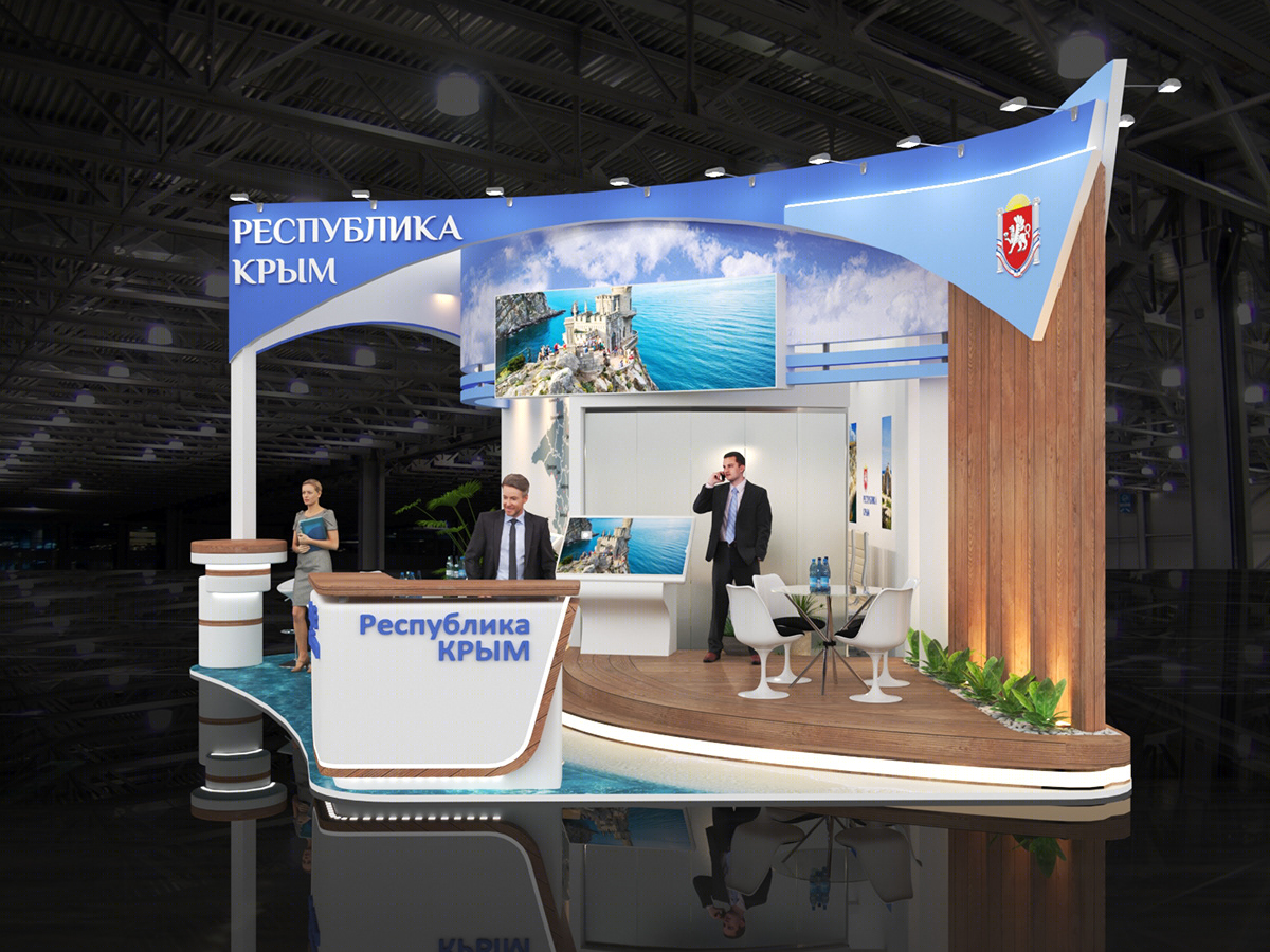 Anastasiya Gushchina丨展厅丨Exhibition stand for the Republic of Crimea-2