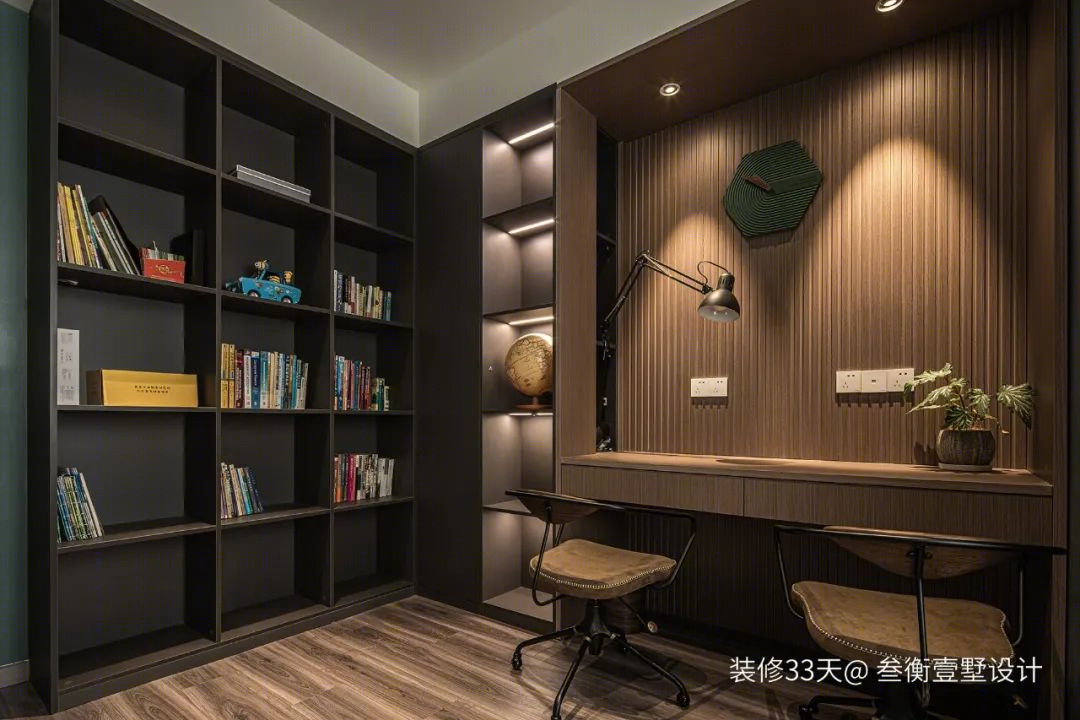 现代轻奢三室丨中国天津丨叁衡壹墅设计（天津）-25