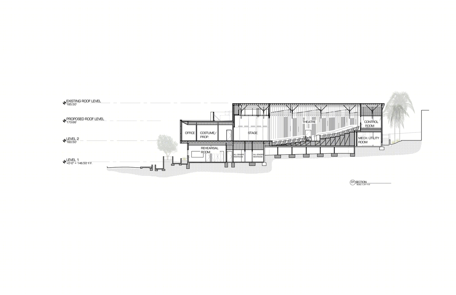 动感音乐的现代建筑设计丨美国洛杉矶丨AUX Architecture-67