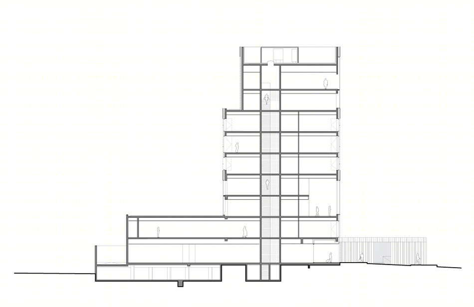 法国里尔 Euravenir 大楼丨LAN architecture-36