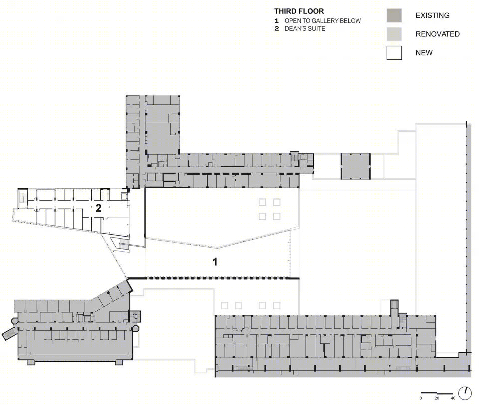 康奈尔兽医学院 | 绿色庭院与画廊大厅的共生设计-39