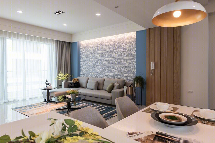 安平海港边的法国蔚蓝海岸风情家居设计-0