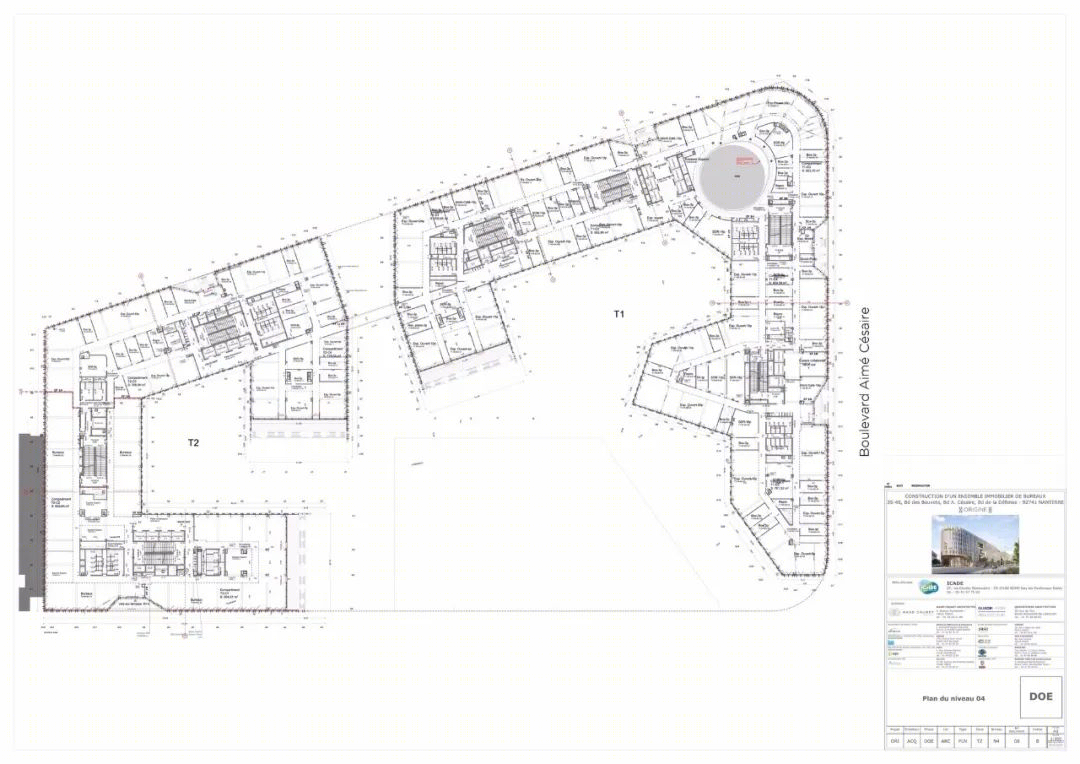 白色巨石中的绿色庇护所 · Origine 办公建筑丨法国丨Maud Caubet Architects-40