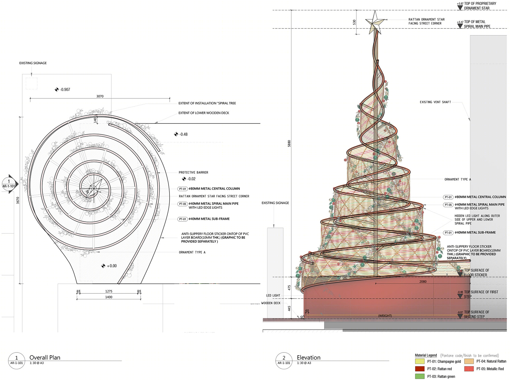 香港星街小区圣诞藤编装置丨中国香港丨AaaM Architects-13