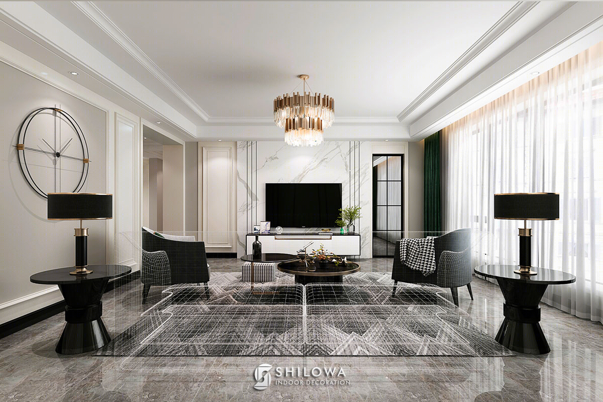 施洛华装饰 | 230㎡轻奢绿意生活-2