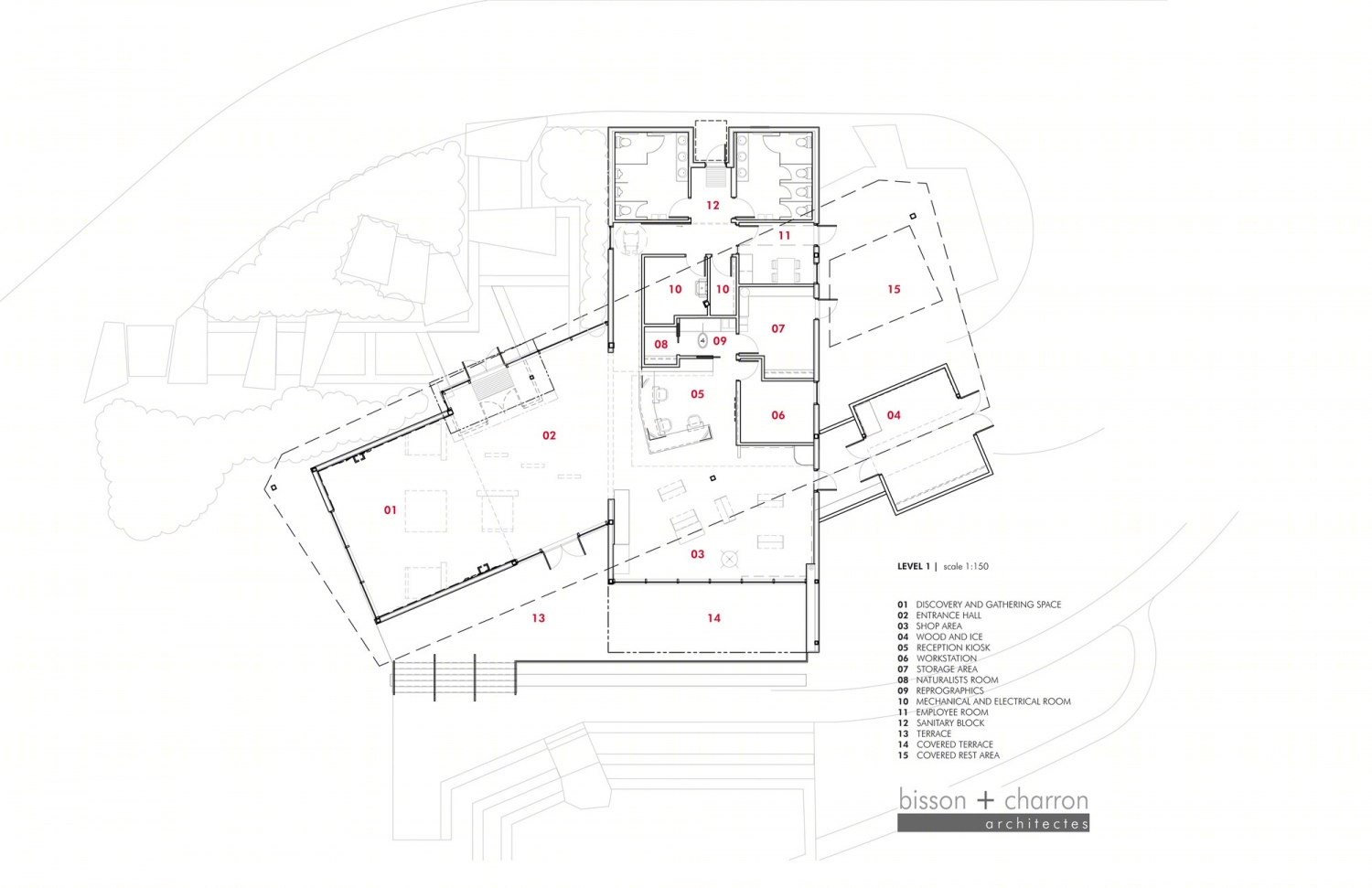 加拿大特米考国家公园游客中心丨bisson + charron architectes-43
