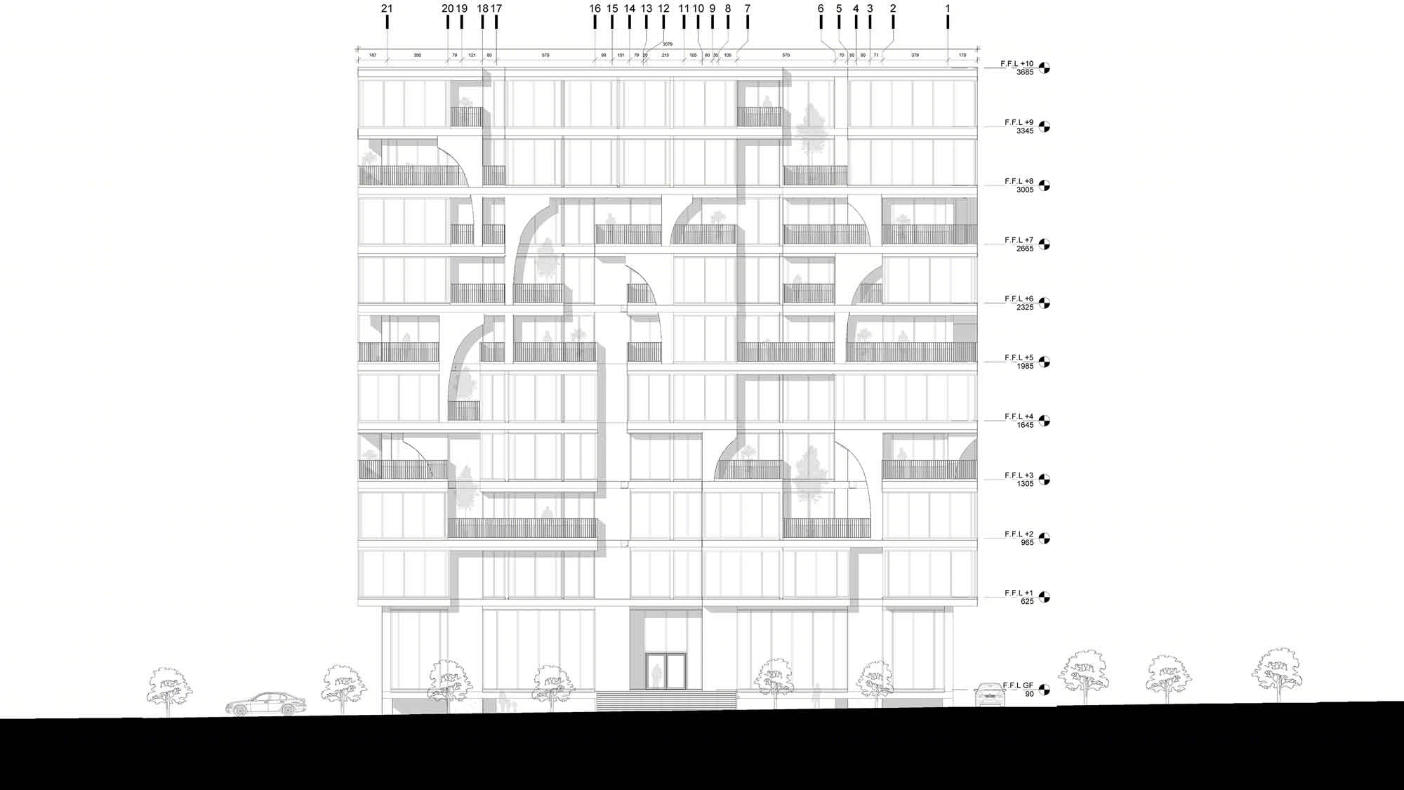 13Chenar 住宅项目——灵活空间与自然融合的设计-25