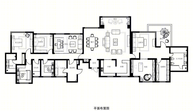 青岛天悦住宅 | 欧式浪漫与现代简约的完美融合-17