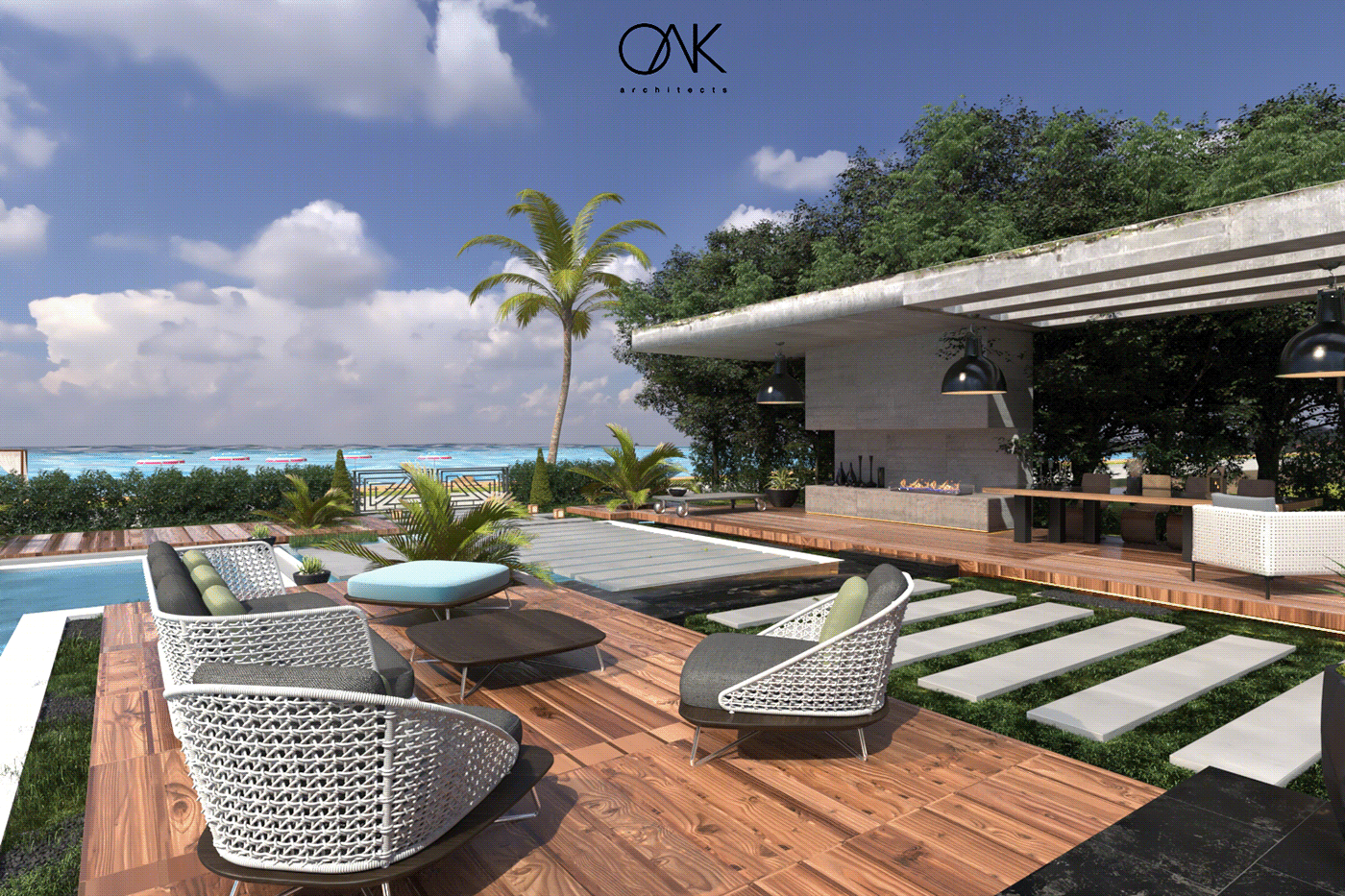 埃及现代别墅设计丨OAK ARCHITECTS-17