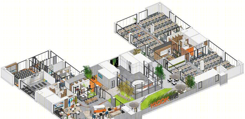 WES DESIGN 丨 KLOOK 深圳办公室设计-7