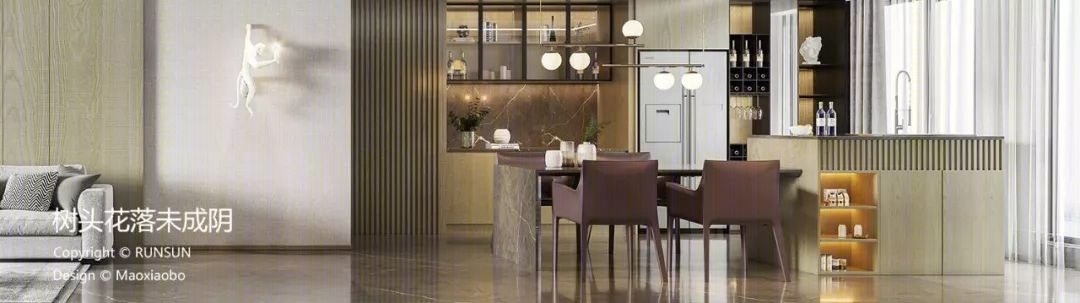 浙江温州悦府私人住宅 | 传统色彩美学融入现代空间-65