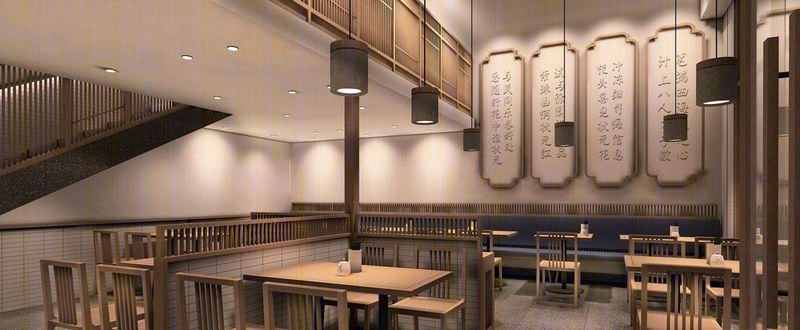 屈晓波丨快餐店丨餐饮空间设计-江南状元面馆-2