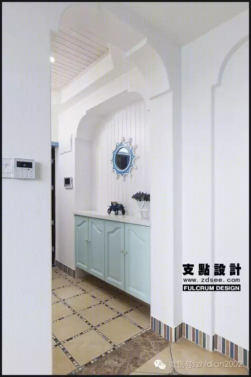 浪漫地中海,圣托里尼风情的婚房设计-15