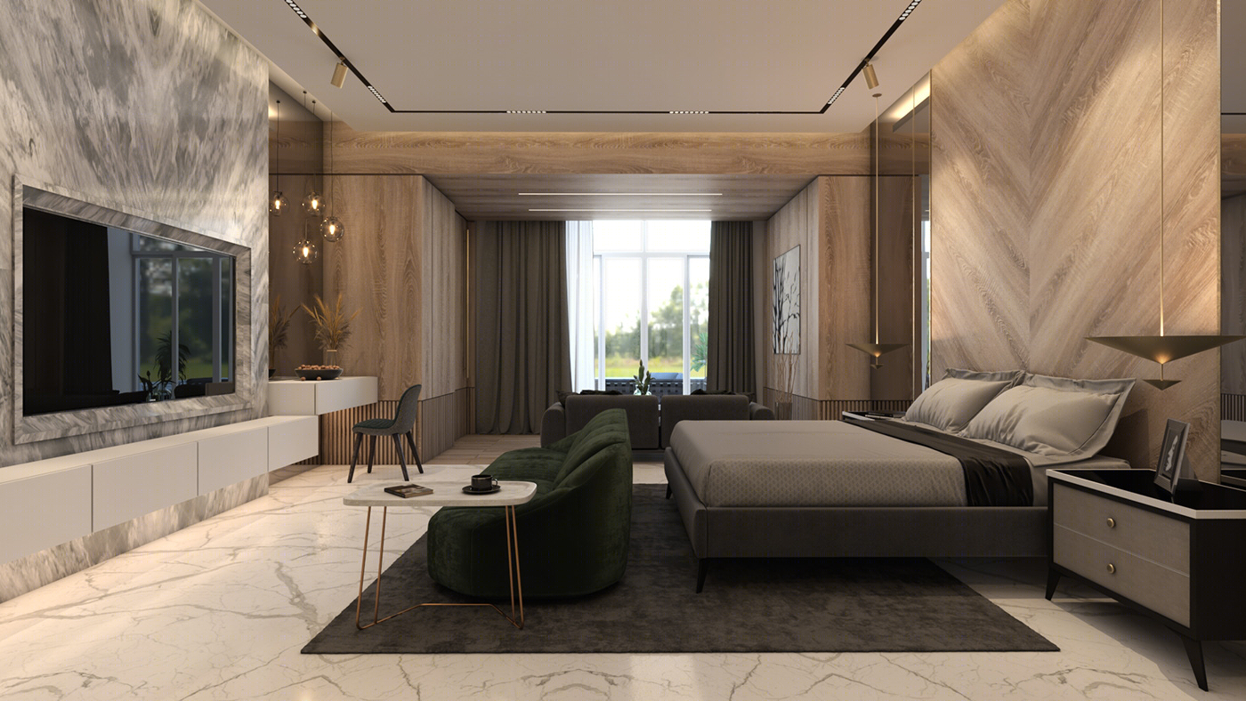 Anastasiya Gushchina丨别墅丨privet villa bedroom (Egypt , Dunes)-0