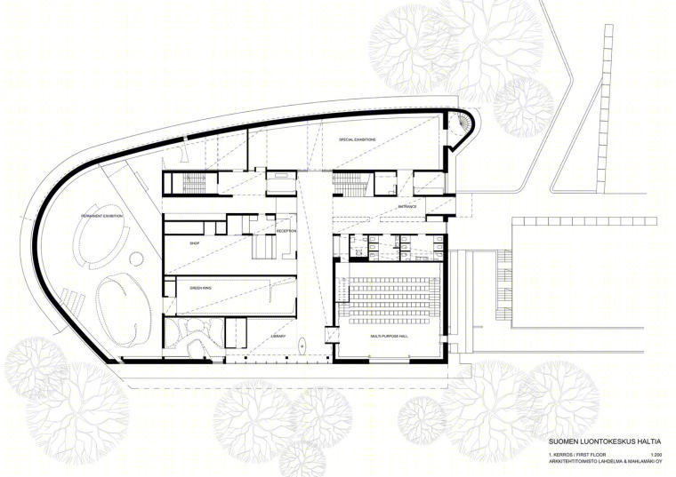 哈尔提亚 · 融入自然的芬兰自然中心(Finland HalTia Nature Center)丨Lahdelma & Mahlamaaki · Office Profile-44