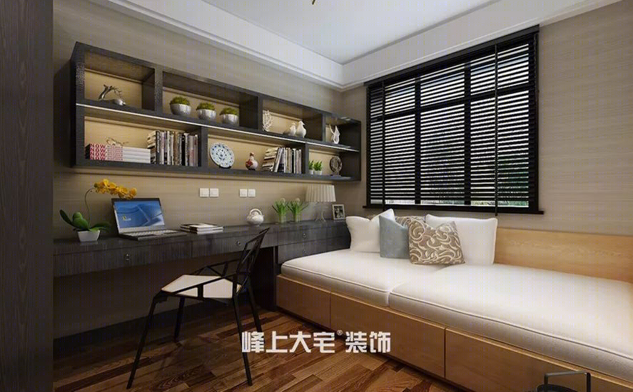 中式书房设计,古韵悠然,品质生活的艺术表达-27