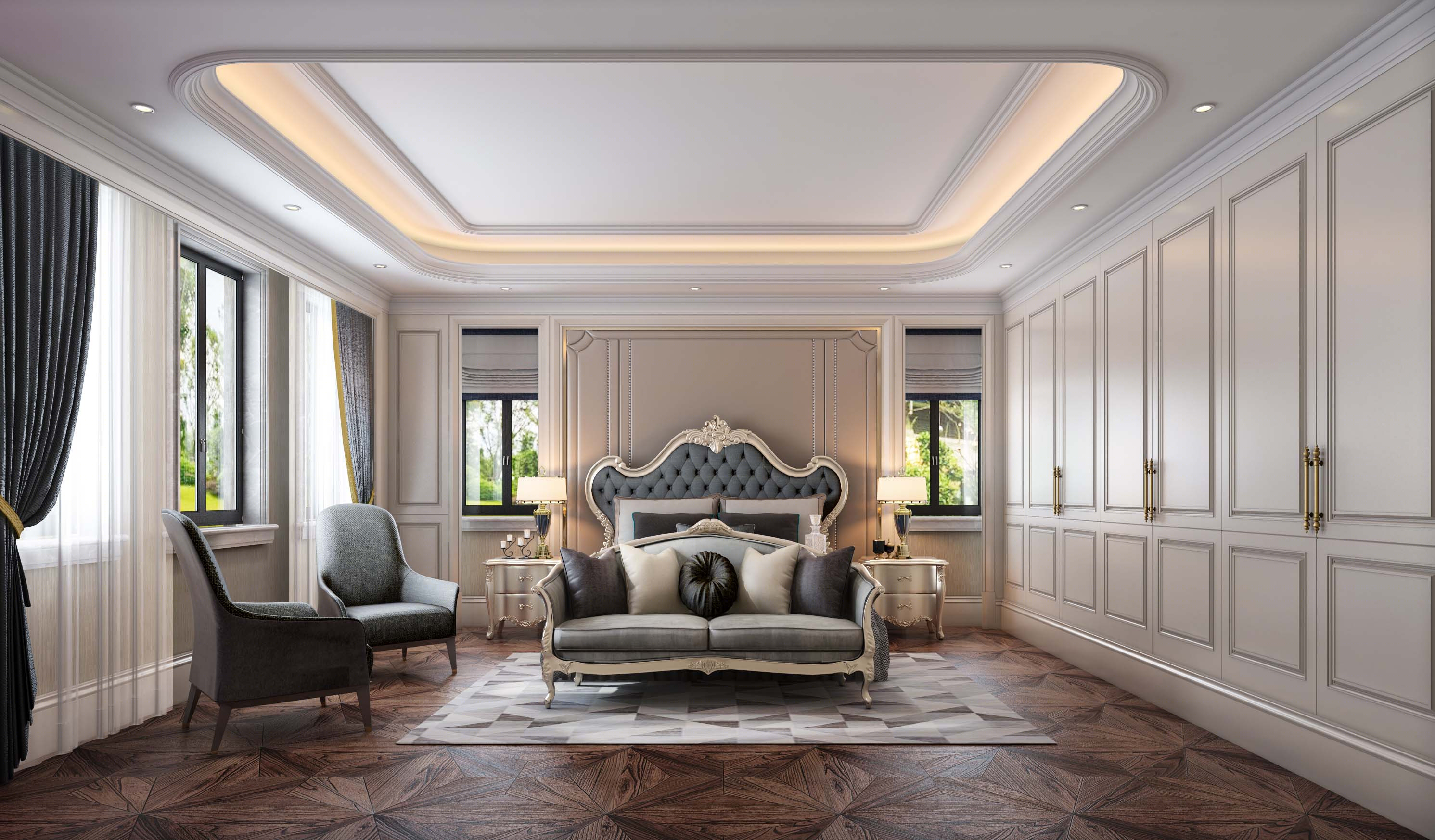 简约奢华别墅设计，融入自然之美-11