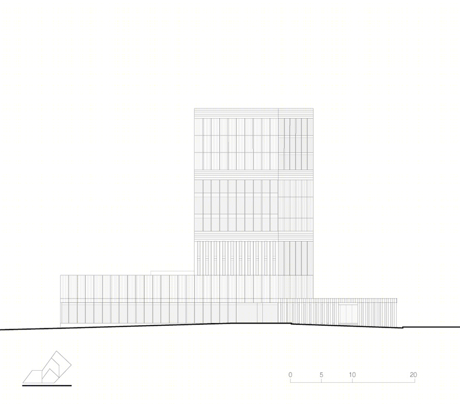 法国里尔 Euravenir 大楼丨LAN architecture-37