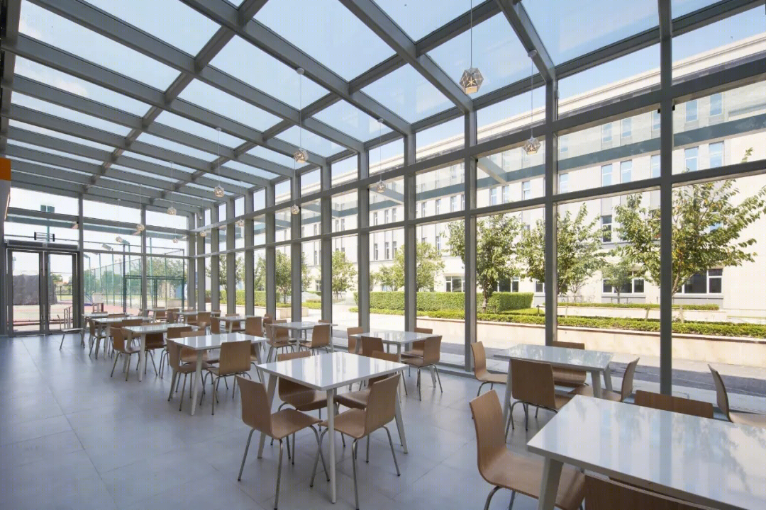 上海青浦世界外国语学校学生与教职工餐厅丨中国上海丨形非建筑-6