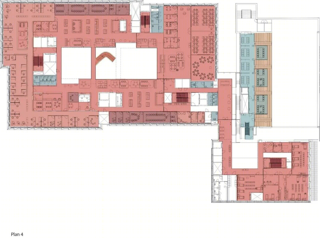 Mälardalen 大学 Eskilstuna 新校园丨瑞典丨丹麦 3XN 建筑事务所（建筑设计）,AIX 建筑事务所（室内设计）-50