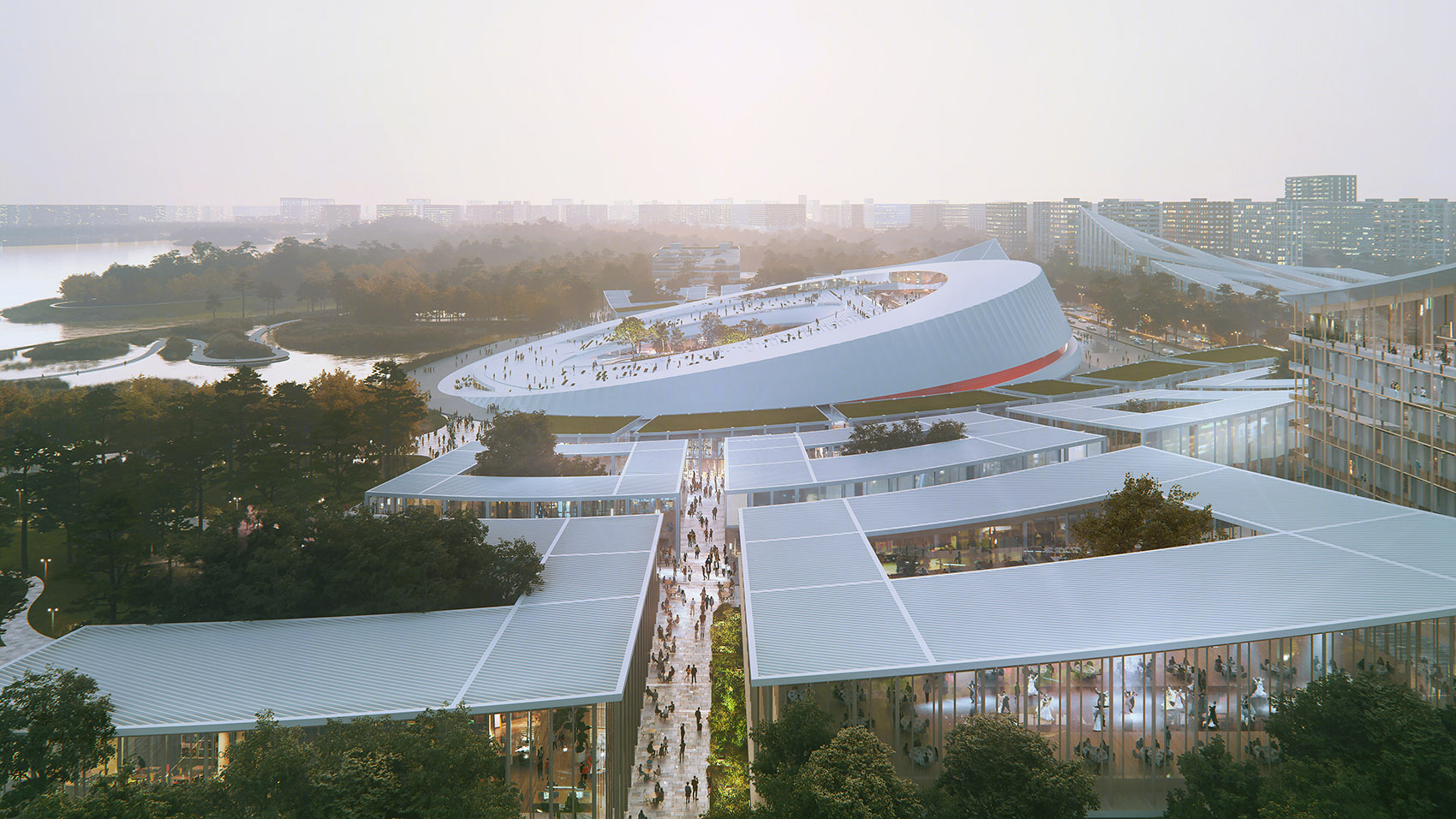 蒲江新城市民中心丨中国成都丨Henning Larsen-19
