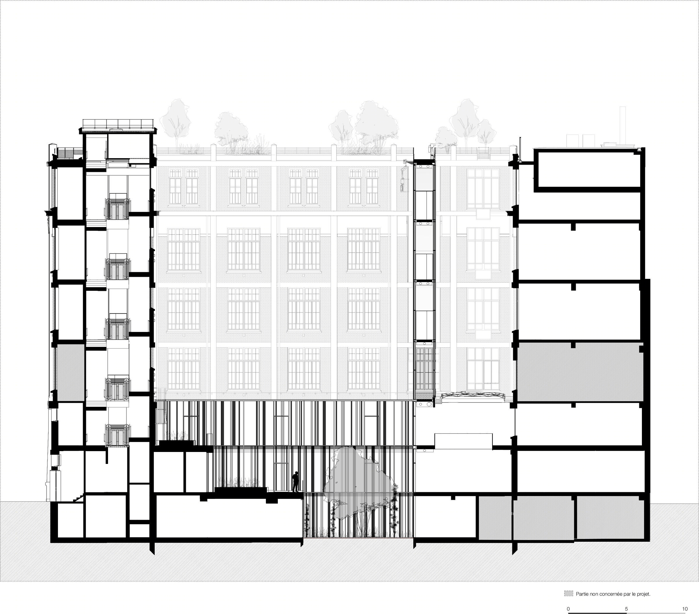 巴黎古堡式办公楼丨法国巴黎丨Palissad Architectures-22
