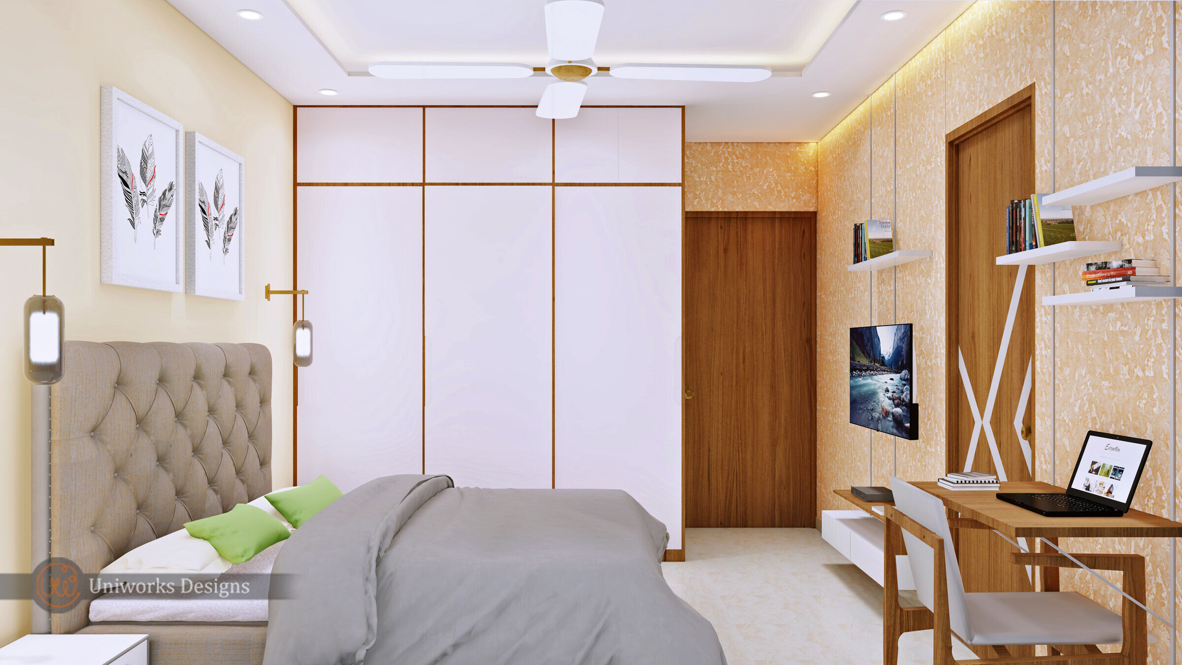 色彩盛宴 · Nitin 公寓的现代居住空间丨印度-21