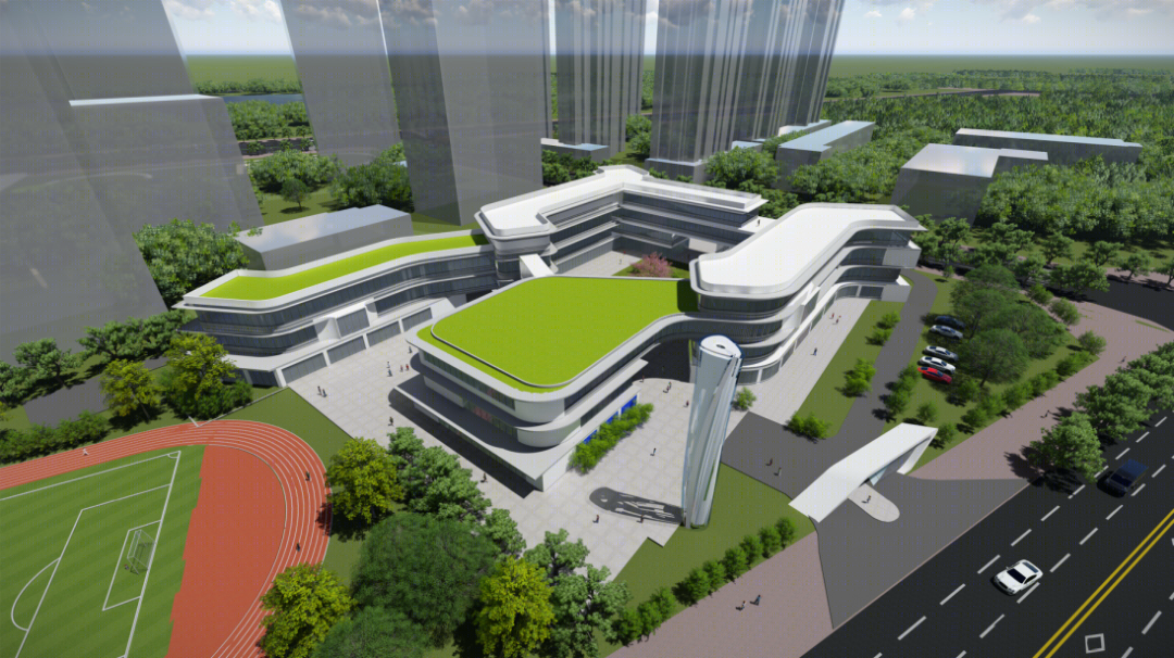 郑东新区白沙片区教育建筑丨中国白沙丨徐辉设计-54