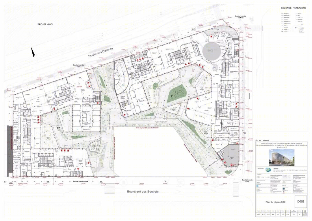 白色巨石中的绿色庇护所 · Origine 办公建筑丨法国丨Maud Caubet Architects-41