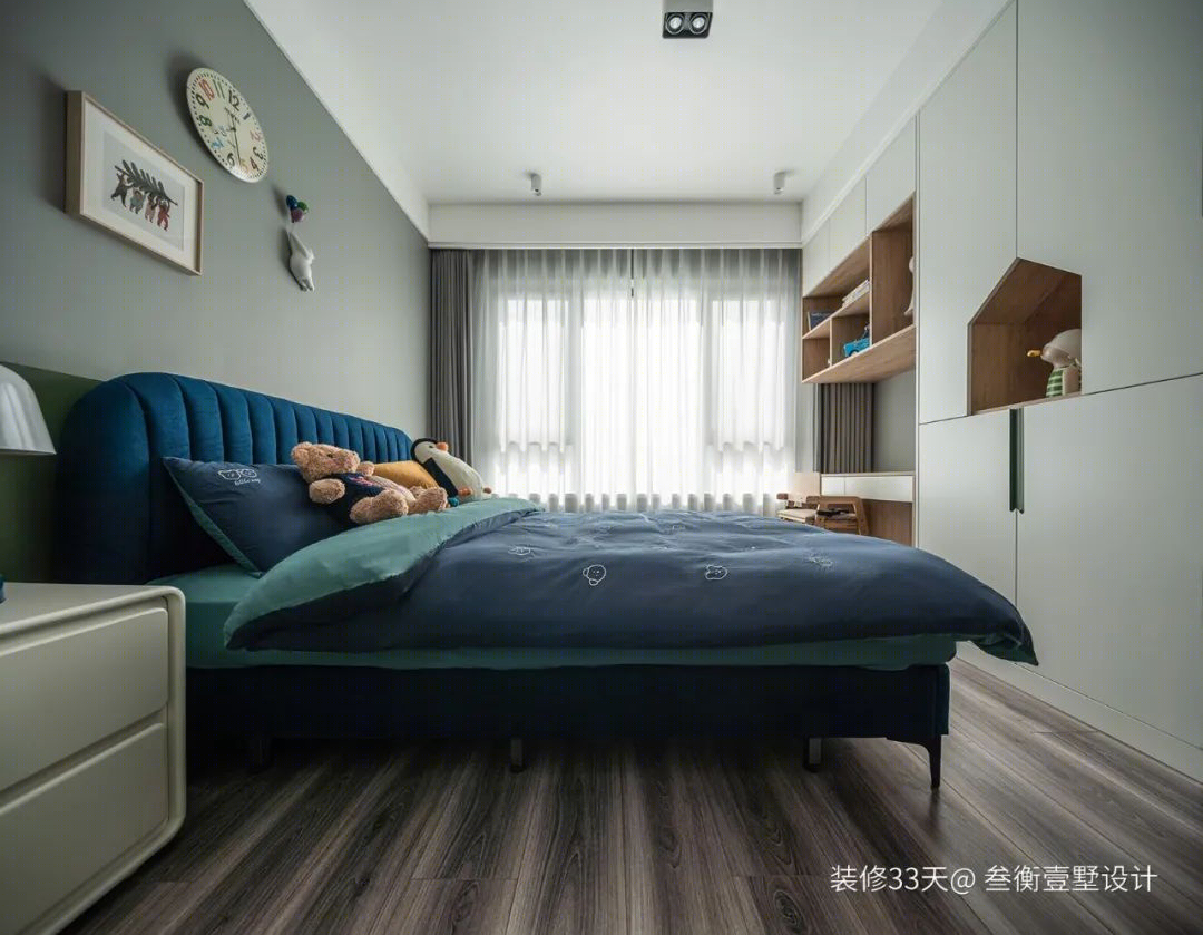 现代轻奢三室丨中国天津丨叁衡壹墅设计（天津）-27