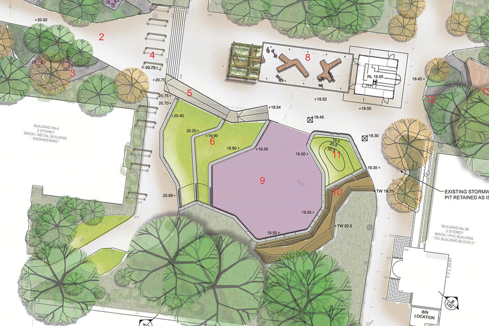 伍伦贡大学景观设计丨Taylor Brammer Landscape Architects-25