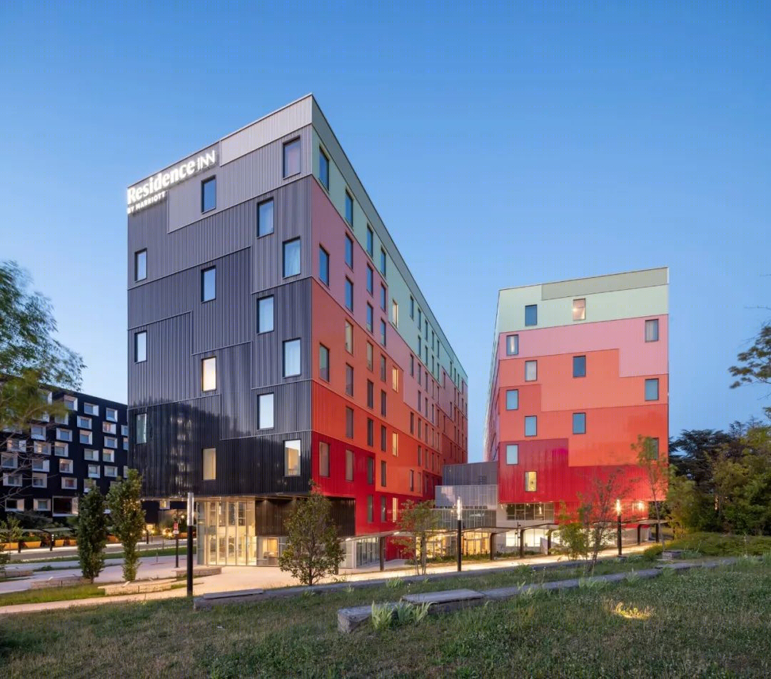 法国彩色立面酒店丨Manuelle Gautrand Architecture-18