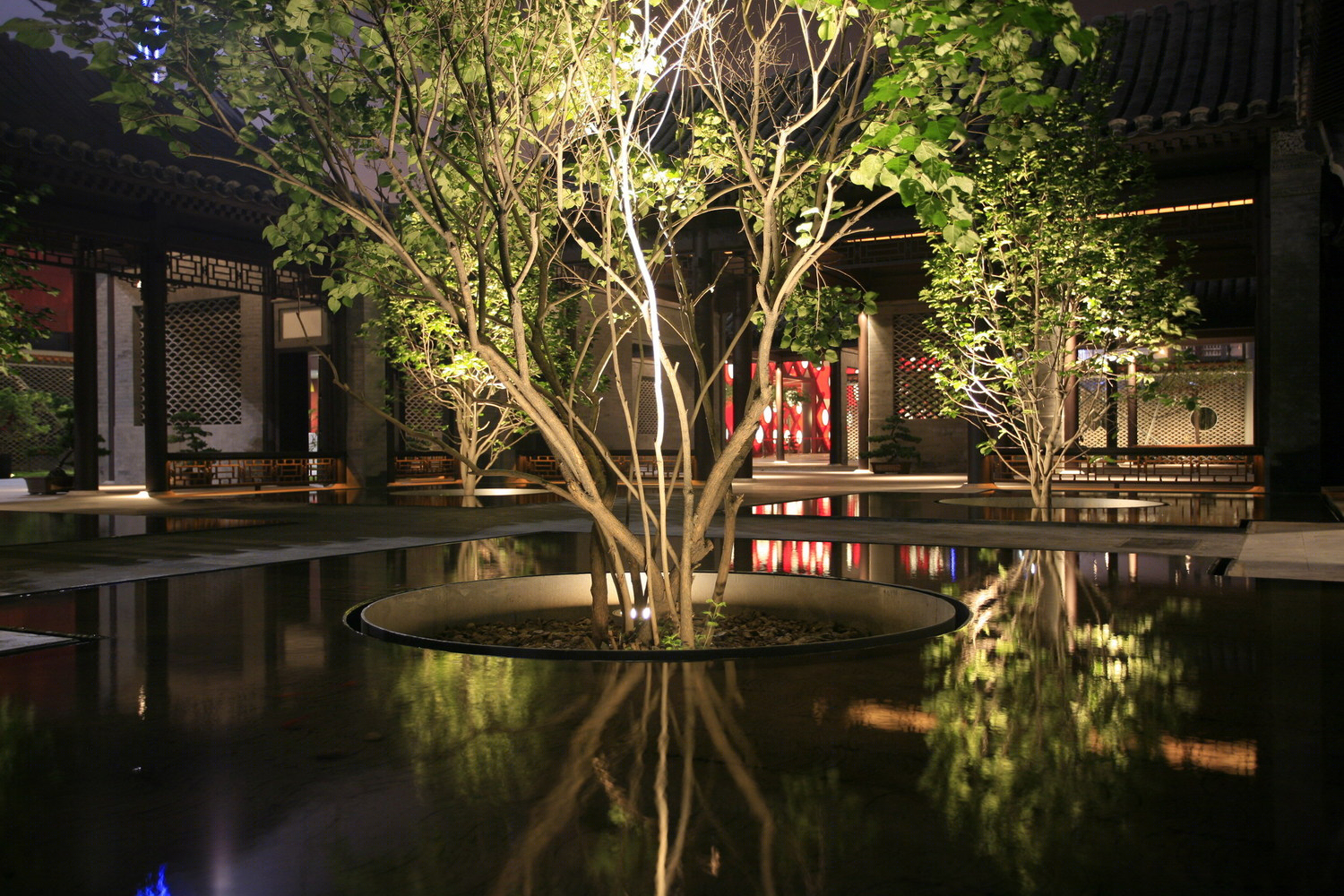 北京奥林匹克下沉花园 · “瓦院”传统与现代的完美融合-28