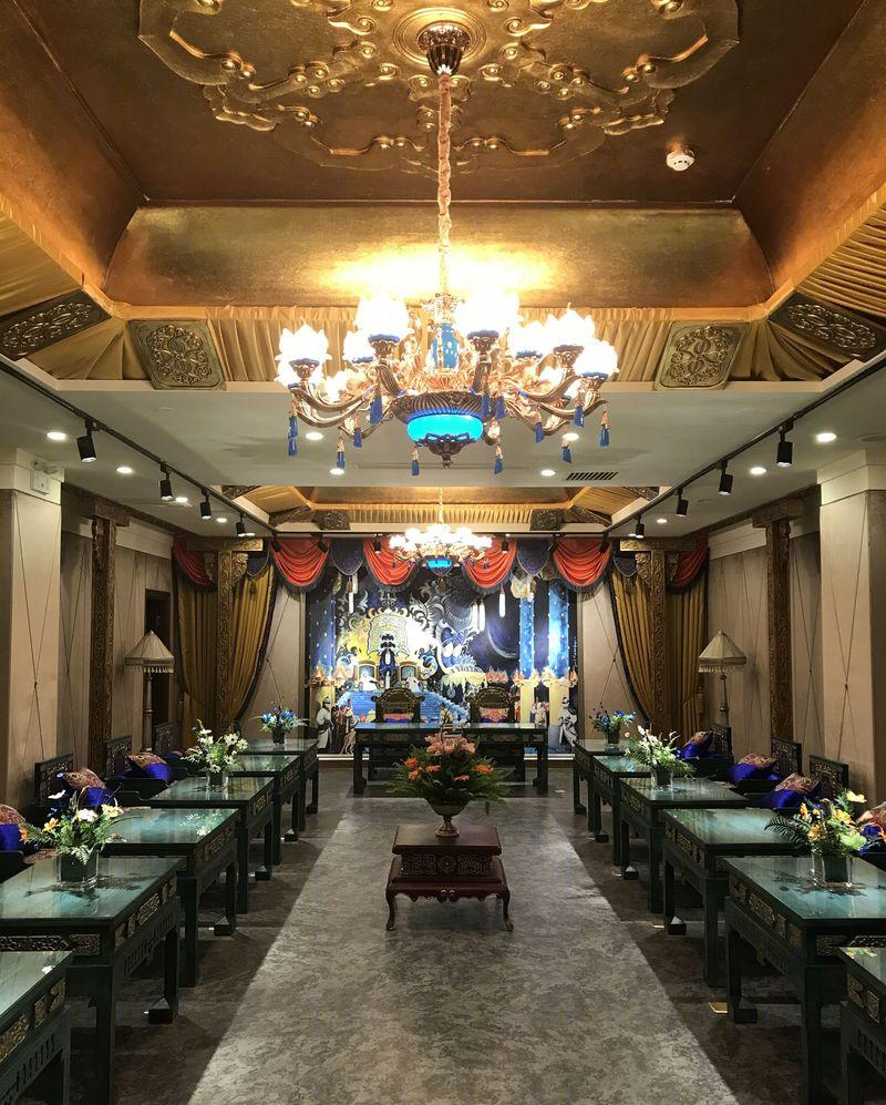 蒙古宫廷风餐厅设计案例解析-31
