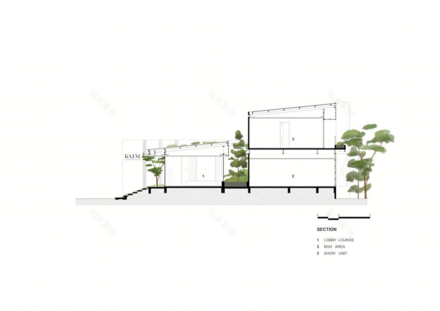 Kalm Penthouse Ari 展览馆丨泰国曼谷丨Paon Architects-16