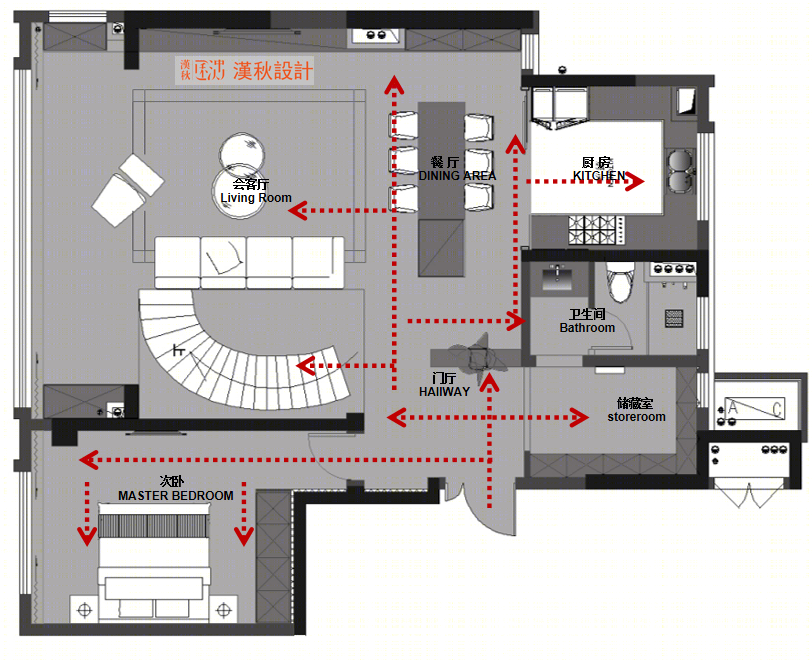 龙湖景粼天著 200m²乾和户型设计丨中国常州丨汉秋设计-36