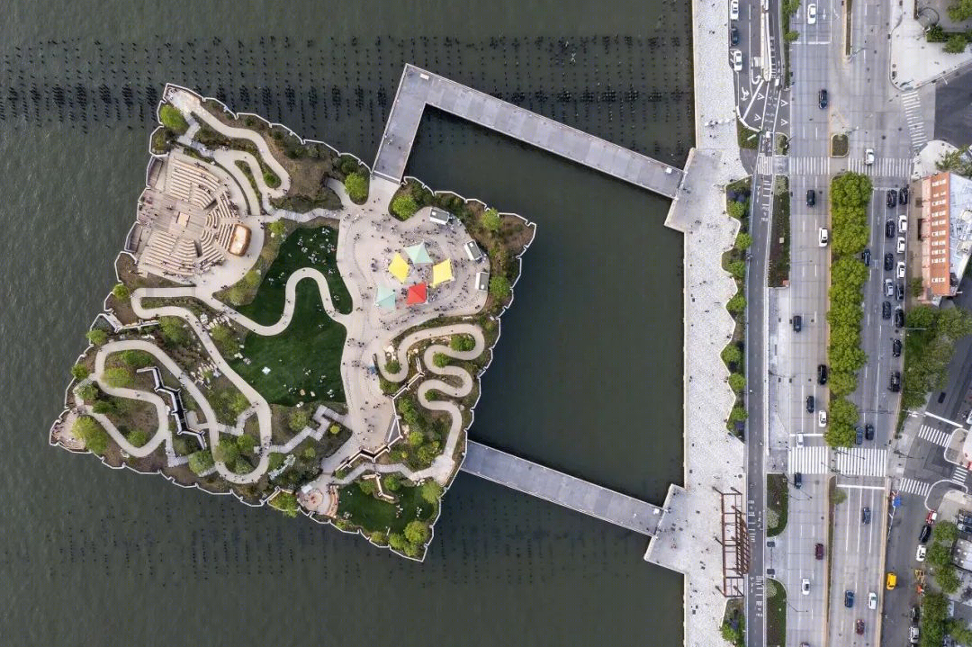 纽约新地标 Little Island · 海上绿洲的创意设计丨巴林哈德丨Thomas Heatherwick,MNLA,奥雅纳-3