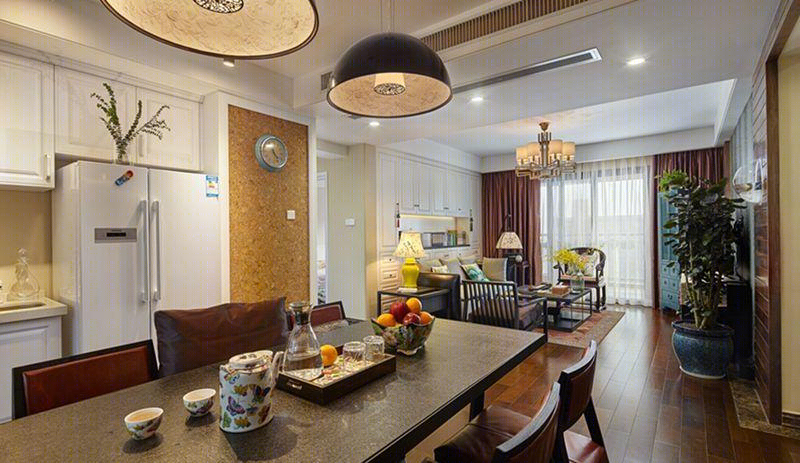 朱锋现代中式设计 | 雍景湾 120 平米三室两厅案例解读-15