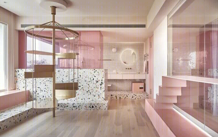 粉色浪漫猫屋丨中国苗栗县丨KC Design Studio-6