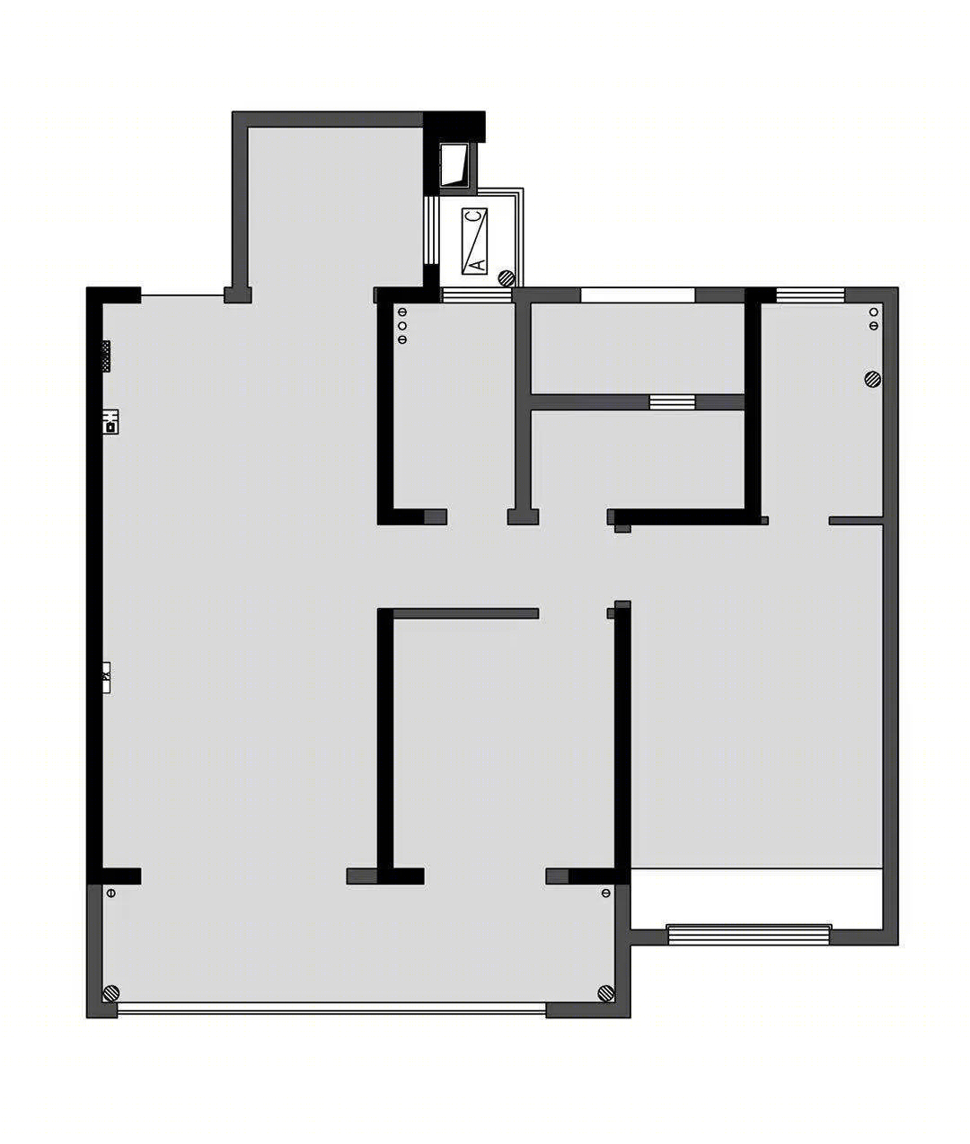 龙湖景粼天著110m²户型设计丨中国常州丨汉秋设计-3