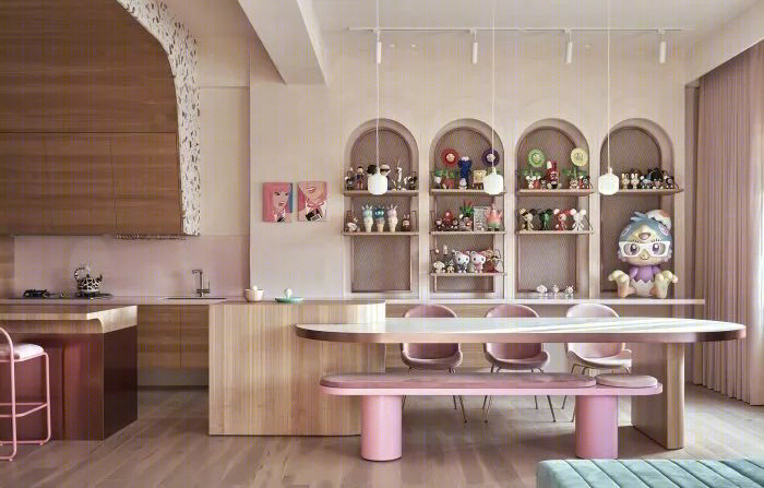 粉色浪漫猫屋丨中国苗栗县丨KC Design Studio-9