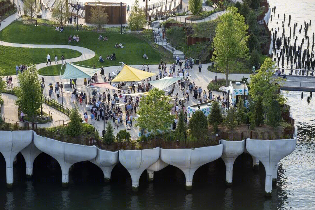 纽约新地标 Little Island · 海上绿洲的创意设计丨巴林哈德丨Thomas Heatherwick,MNLA,奥雅纳-6