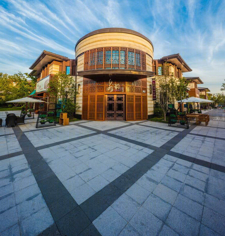 廊坊唐人街温泉孔雀城居住景观-9