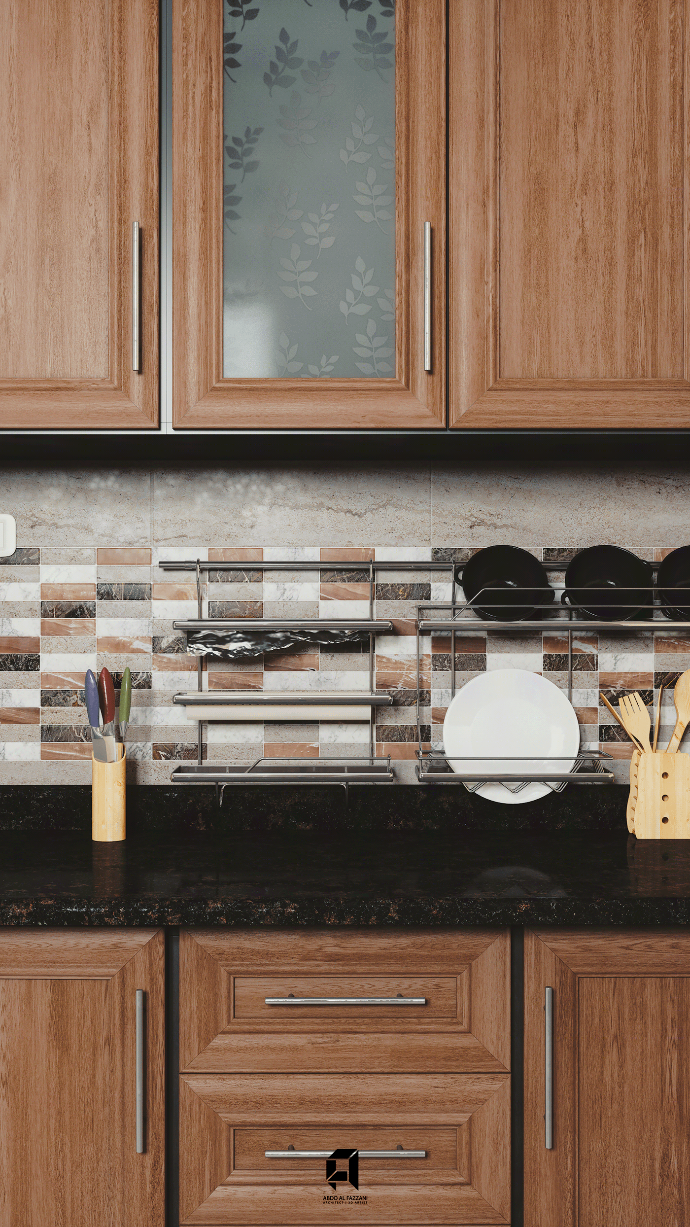 现代简约厨房设计丨abdo.al.fazzani-7