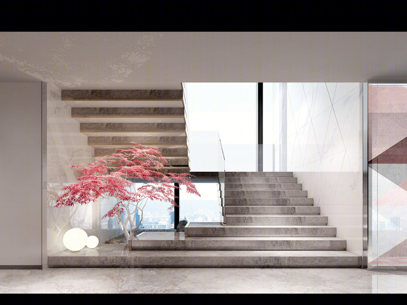 德君黄金办公室展厅设计-6