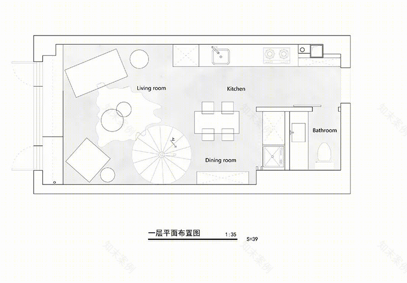 59㎡工业风Loft公寓-1