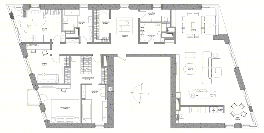 VTB ARENA PARK 公寓设计丨俄罗斯丨BABAYANTS ARCHITECTS-45