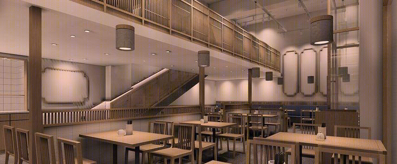 屈晓波丨快餐店丨餐饮空间设计-江南状元面馆-3